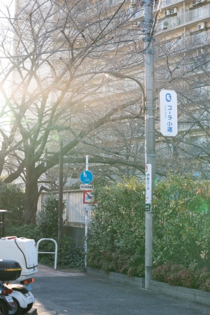 店の前のコーラ小道