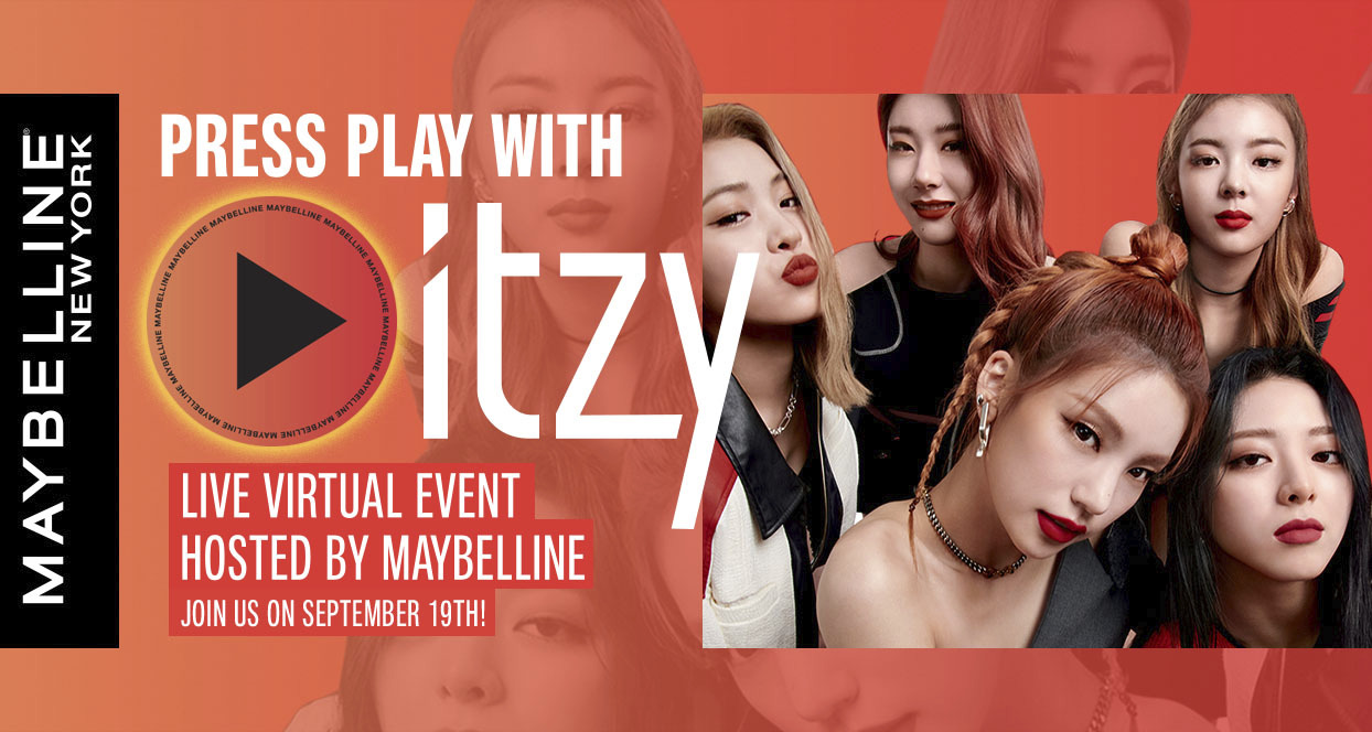 itzy メイベリン　リーフレット