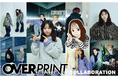 Z世代を魅了し続ける〈over print〉と三度目のコラボレーション。イラストレーター・〈COTOH〉による描き下ろしのグラフィックを落とし込んだアイテムなどをラインナップ。