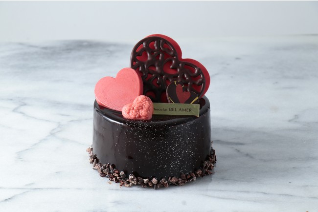 ベルアメール バレンタイン期間限定 ショコラ専門店ならではのチョコレートケーキ ショコラルージュ が登場 時事ドットコム