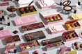 【セバスチャン・ブイエ】バレンタインにぴったりの華やかなチョコレート。人気のコスメ型チョコレートや、フランス・リヨン本店で愛されるショコラが店頭に並びます。
