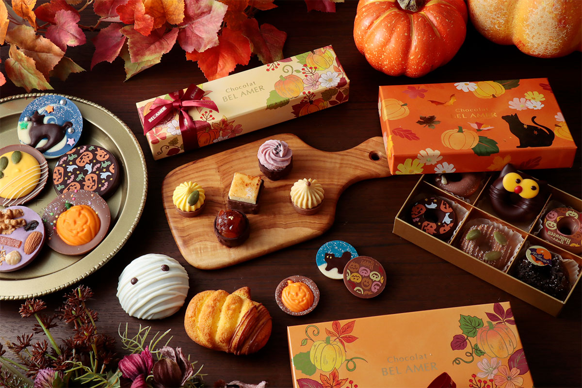 期間限定のハロウィンコレクション ショコラ専門店 ベルアメール より カボチャ やクロネコなどをモチーフにしたコワかわいいショコラや焼菓子をお届け ジェイ ワークス株式会社のプレスリリース