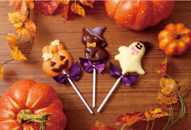 おばけやかぼちゃ、クロネコなどハロウィンの王道モチーフを