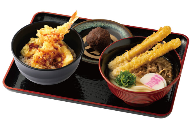■選べるしあわせセット／ミニ天丼セット：880円（税込）／ミニぼた餅なし：830円