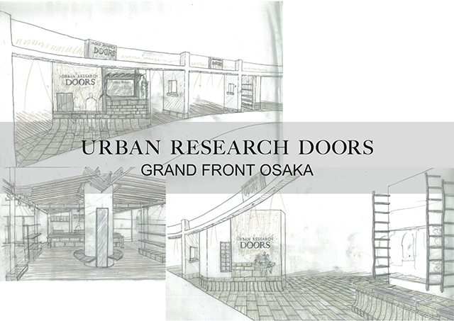 Urban Research Doors グランフロント大阪店 がオープン 14年10月25日 土 株 アーバンリサーチのプレスリリース