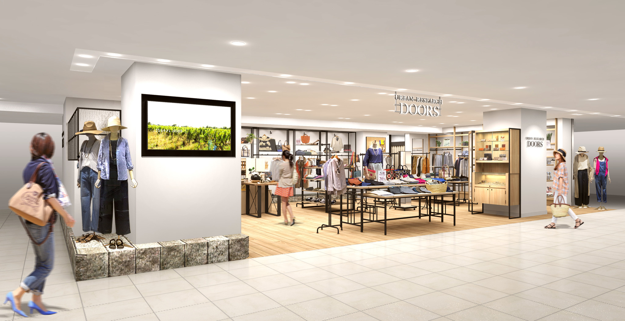 URBAN RESEARCH DOORSが錦糸町テルミナ2店(WOMENオンリーストア)にNEW OPEN!|(株)アーバンリサーチのプレスリリース