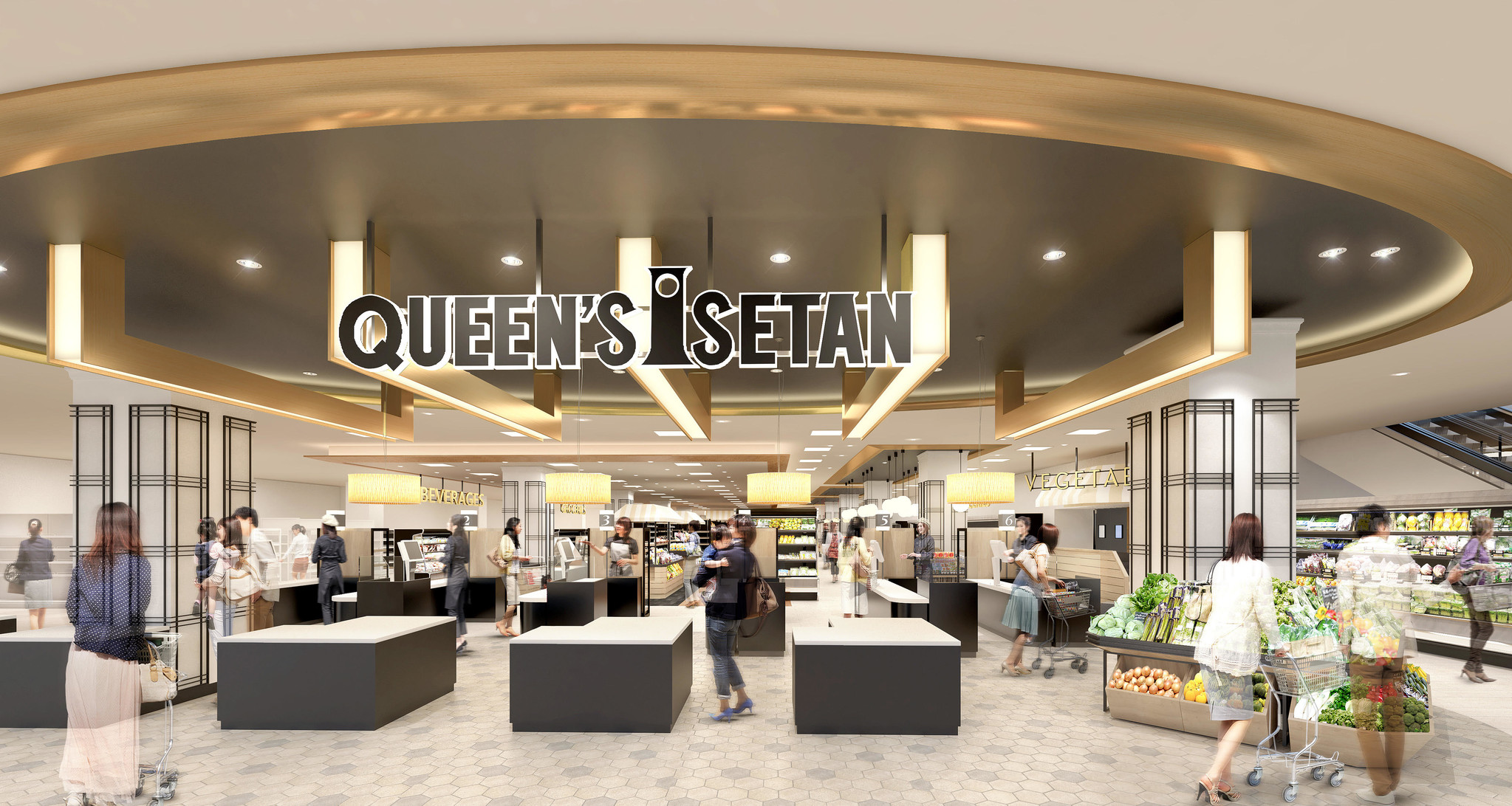 忙しい現代人のニーズに応える利便性・簡便性を追求したスーパーが誕生「QUEEN'S ISETAN 杉並桃井店」2019年4月5日（金）より