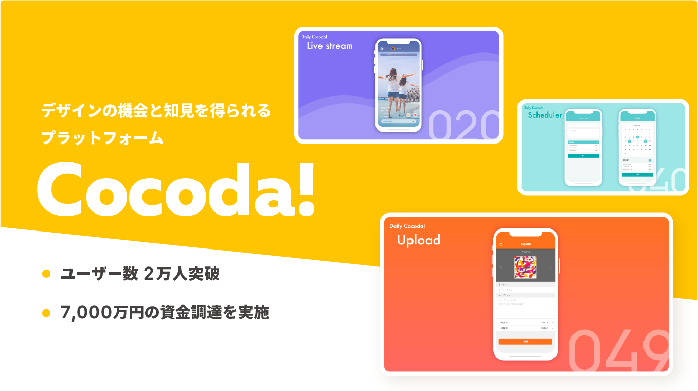 誰もがクリエイティブに生きられる社会へ Cocoda 登録数2 万人突破と Cocoda 運営の株式会社almaが7 000万円の資金調達を実施 株式会社almaのプレスリリース