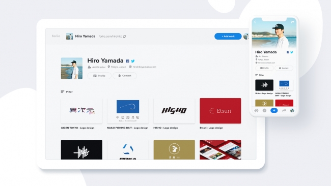 世界でいちばんやさしいポートフォリオ クリエイター向けポートフォリオ簡単作成サービス Foriio B版リリースのお知らせ 株式会社1ne Studioのプレスリリース