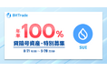 ビットトレード：【年率100%*】スイ(SUI) 貸暗号資産特別募集のお知らせ