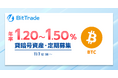 ビットトレード:ビットコイン(BTC)貸暗号資産定期募集開始のお知らせ