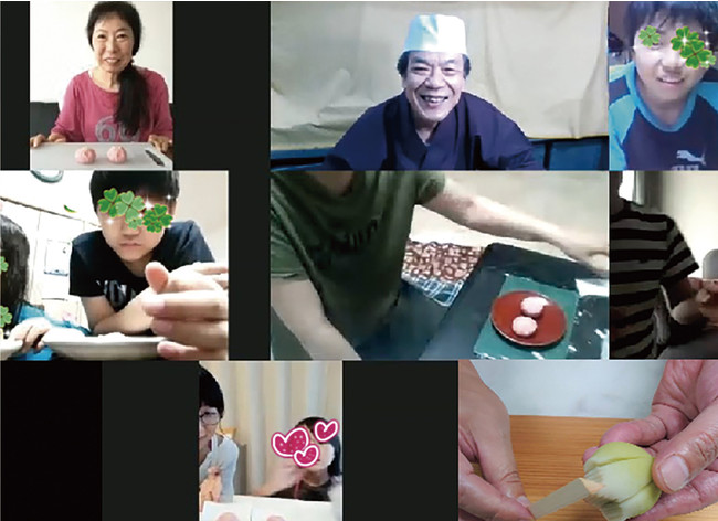 オンラインで体験！おほい堂本舗の和菓子教室