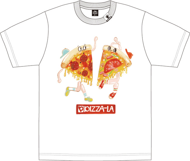 MIHARAYASUHIRO×PIZZA-LA コラボTシャツ発売！！ ピザーラのピザがTシャツに！！ | 株式会社フォーシーズのプレスリリース