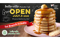 【インド初出店】年間100万枚以上のパンケーキを提供する「belle-ville pancake cafe」インド1号店がベンガルールに7月3日オープン!