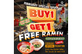 『KAZAN JAPANESE RAMEN』BUY1GET1クーポンプレゼント開始。