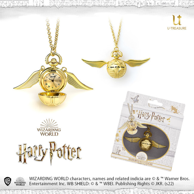 Golden Snitch Watch Necklace Golden Snitch Watch Necklace