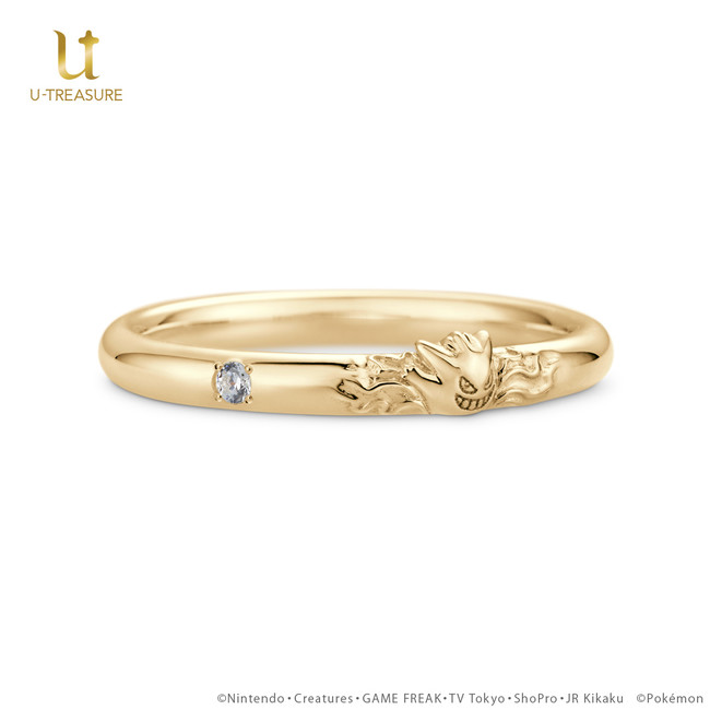 表にダイヤモンドを留めたクリアVer.(K18イエローゴールド) 表にダイヤモンドを留めたクリアVer.(K18イエローゴールド)