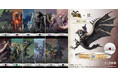 「モンスターハンター」シリーズ エンゲージリング(婚約指輪)。ダイヤモンドが中央に輝き内側にはモンスターの刻印と宝石をあしらったデザイン