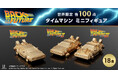 『バック・トゥ・ザ・フューチャー』「タイムマシン」 K18製ミニフィギュア3モデル。ジュエリー職人が約1㎝で再現