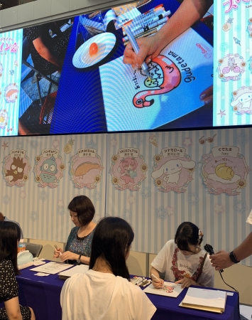 夏休みスペシャルサイン会の様子