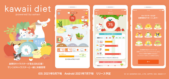 マネーフォワードから家計簿アプリ あすけんからai食事管理アプリでスタート ライフスタイルをサポートするサンリオキャラクターのツールアプリブランド サンリオ デイリー アップス 株式会社サンリオのプレスリリース