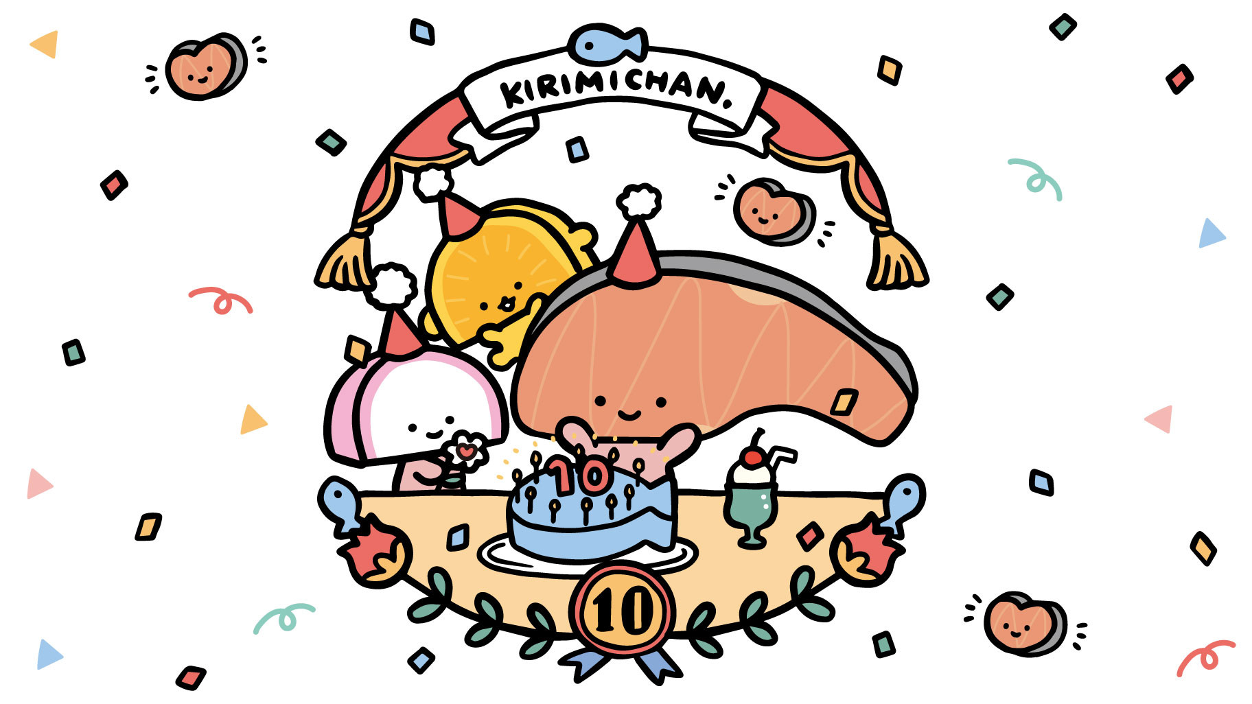 祝デビュー10周年！「KIRIMIちゃん.10周年デザインシリーズ」8月3日(木