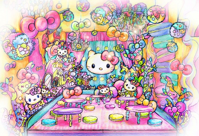 ハローキティ Kawaii Monster Cafe 夢のコラボレーション Kawaiiカルチャーと融合したデコラティブな ハローキティ 原宿 Kawaii ハローキティ 株式会社サンリオのプレスリリース