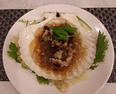 （香港海鮮料理 和）蒜茸粉糸蒸玉帯