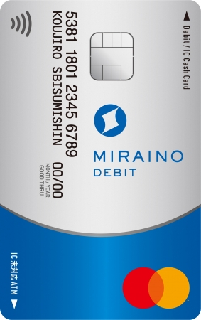 「ミライノ デビット（Mastercard）」