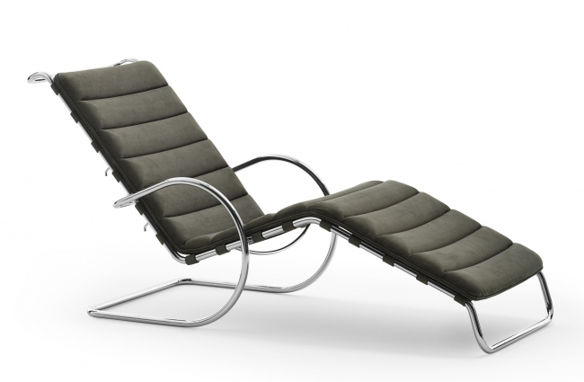 MR Adjustable Chaise Longue Mies van der Rohe by Knoll