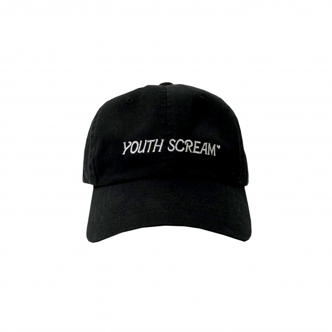 YOUTH SCREAM BLACK CAP 4,500円(税別)