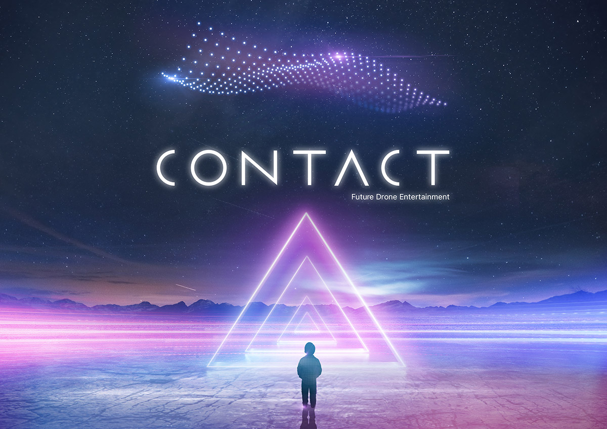 東京2020応援プログラム FUTURE DRONE ENTERTAINMENT「CONTACT」        - 第46回　東京モーターショー2019 -