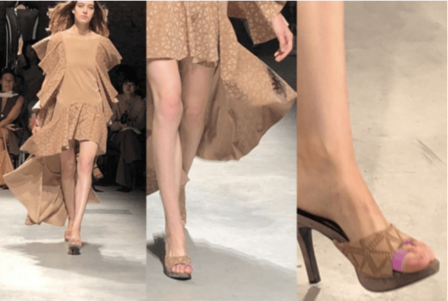昨年9月に「2019SSミラノ・コレクション(主催非営利団体イタリアファッション協会)」に正式起用され、世界のスーパーモデルがあし美人“を装着し、ランウェイを歩いた。