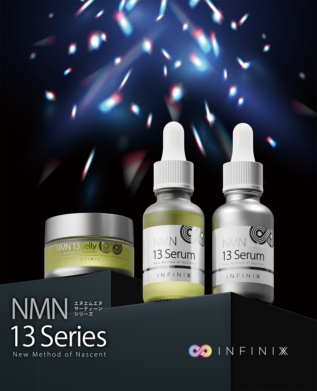 【日本初】リポソーム化NMN配合の美容液『NMN 13 Serum』＆多 