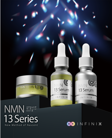 日本初】リポソーム化NMN配合の美容液『NMN 13 Serum』＆多機能ジェル 