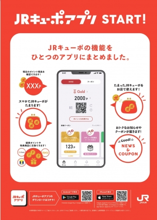 JRキューポアプリ START！