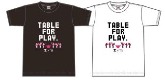 男性用Tシャツ（黒・白）サイズ150,S,M,L,XL 3000円(税込)