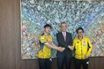 株式会社ノジマ、株式会社新宝島ホールディングス 優勝報告訪問を実施