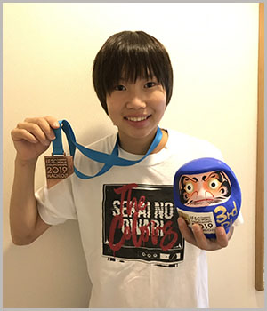世界選手権2019のリードにてZETAが応援するユース代表の森秋彩選手が3位に入賞しました