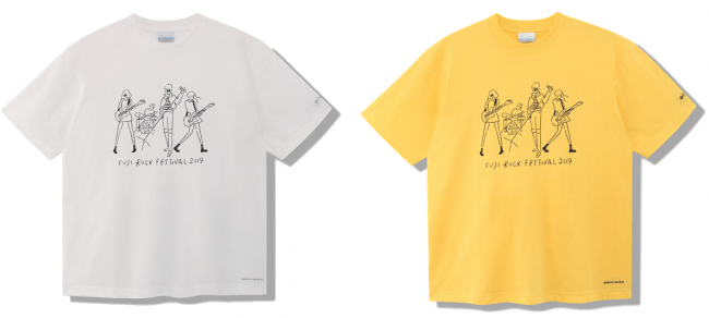 イラストレーター長場雄さんがイラストを担当 Fuji Rock Festival 19 Columbia コラボｔシャツ 発売 株式会社コロンビア スポーツウェアジャパンのプレスリリース