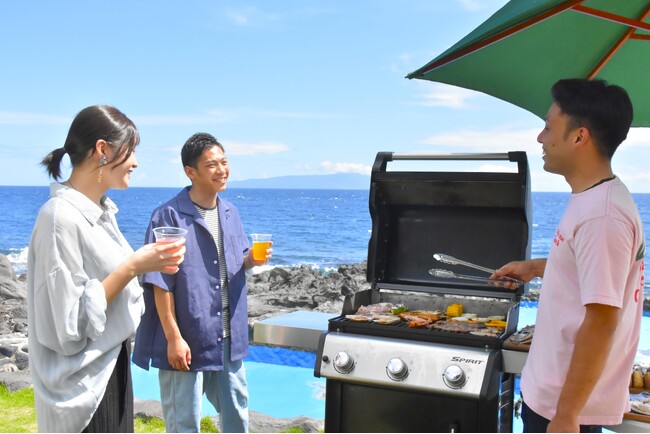 海を眺めながらのんびりくつろげる「伊豆オーシャンバーベキュー」2024年3月23日（土）～ 9月末 OPEN