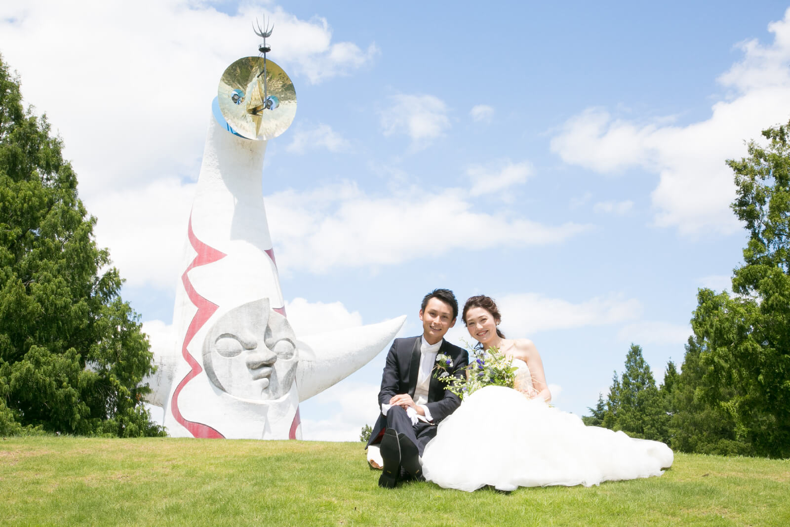 大阪 万博記念公園内 迎賓館 開業50周年記念企画 太陽の塔wedding 挙式カップル1組募集 株式会社プラネットワークのプレスリリース