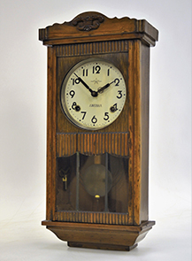 柱時計（Made in Ocupied Japan） 栄計舎／製造　昭和20年代