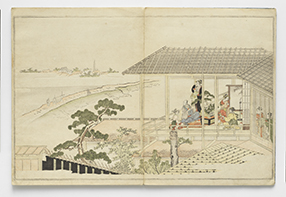 狂月坊　 喜多川歌麿／画　蔦屋重三郎／版　 1789年（寛政元）　頁替あり