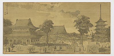 大日本金龍山之図　 亜欧堂田善／画　 1804～1818年（文化年間）頃
