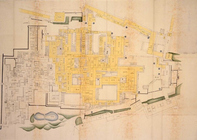 「江戸城御表御座敷絵図」　賢篤／写　江戸時代中期以降 東京都江戸東京博物館蔵