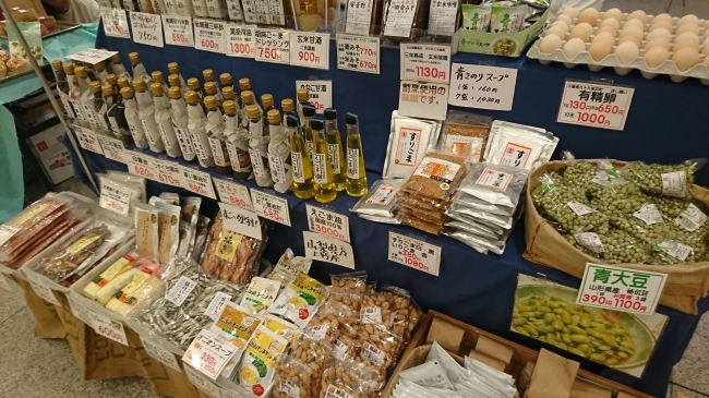 逸品の調味料や素材なども出店予定