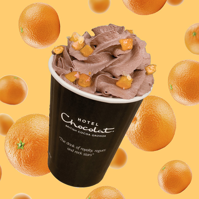 『みかん ホットショコラ』 レギュラーサイズ：￥600（税込） 