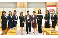 「ミセスユニバース2024」ファイナリスト6名小池百合子 東京都知事 表敬訪問 女性活躍について意見交換