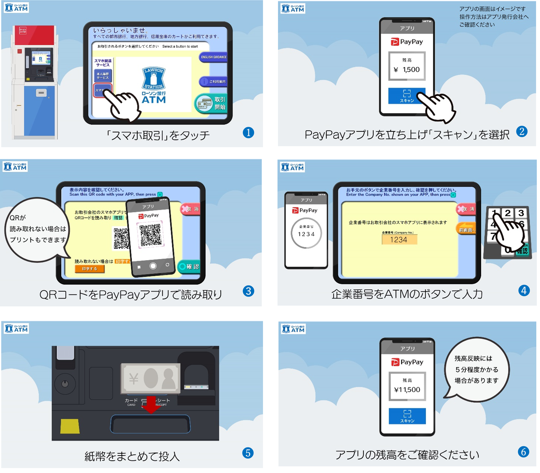 ローソン銀行atmから Paypay への現金のチャージが可能に 株式会社ローソン銀行のプレスリリース